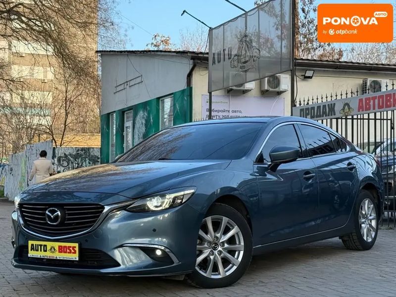 Mazda 6, 2017 р., Бензин, 52 тис. км, Седан, Синій, Миколаїв AT-10415719 фото