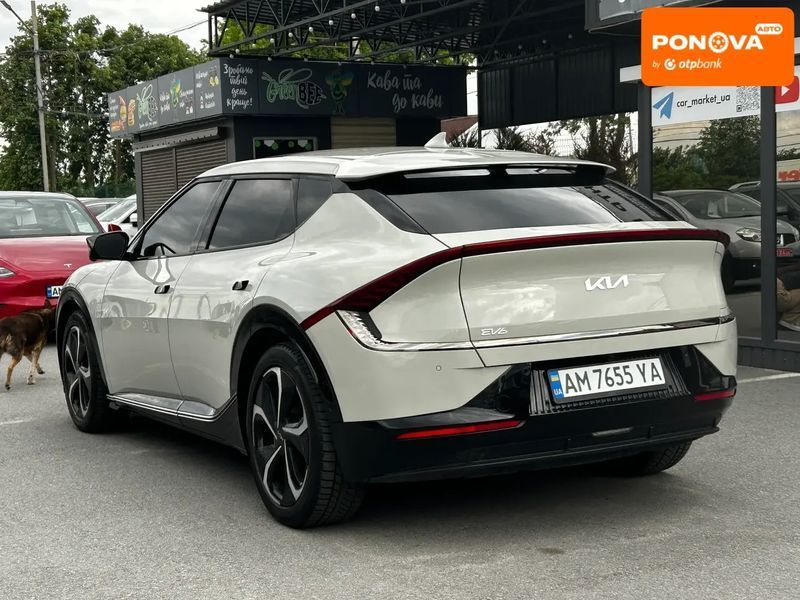 Kia EV6, 2021 р., Електро, 78 тис. км, Позашляховик / Кросовер, Сірий, Житомир AT-10418246 фото