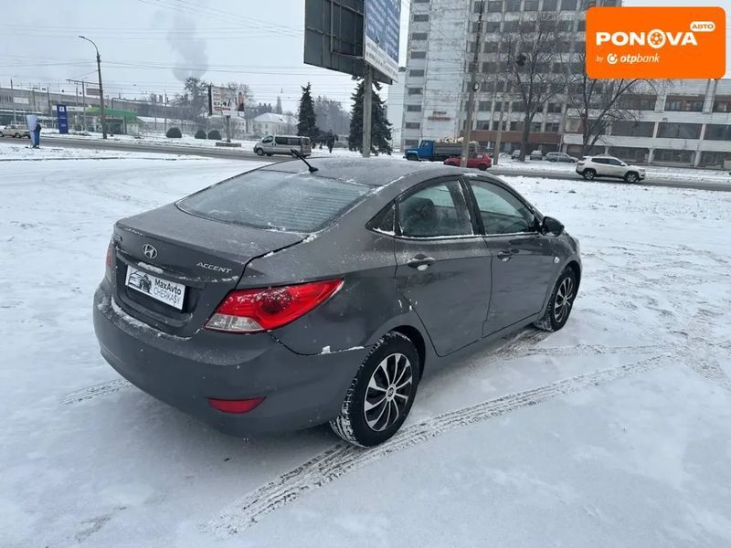 Hyundai Accent, 2012 г., Газ пропан-бутан / Бензин, 218 тыс. км, Седан, Серый, Черкассы AT-10410044 фото