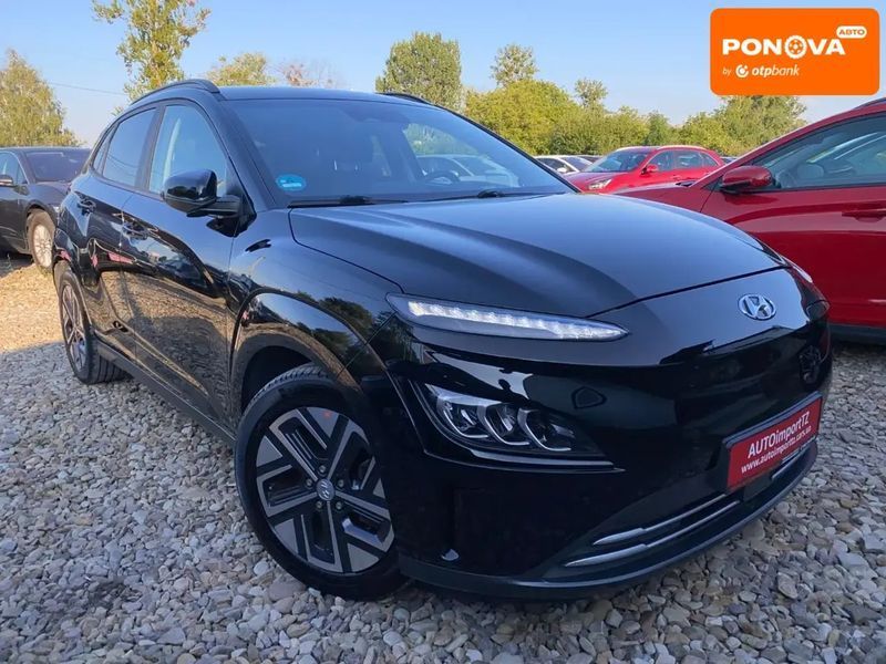 Hyundai Kona, 2022 г., Електро, 128 тыс. км, Внедорожник / Кроссовер, Чорный, Сопошин AT-10399960 фото