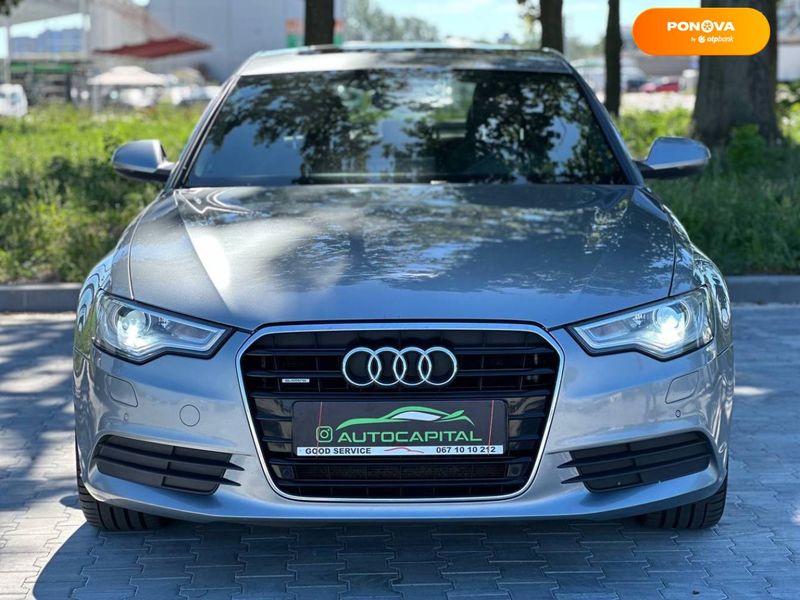 Audi A6, 2012, Бензин, 3 л., 163 тис. км, Седан, Сірий, Київ 108149 фото