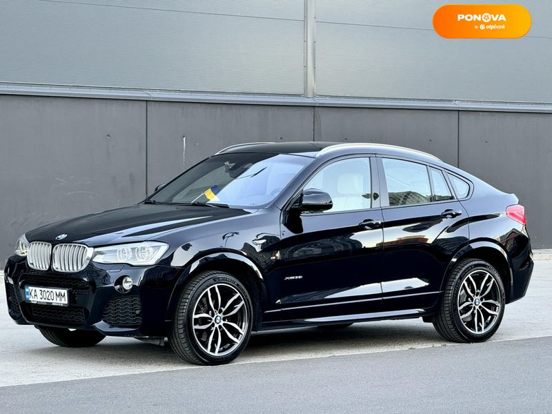 BMW X4, 2014, Бензин, 3 л., 122 тыс. км, Внедорожник / Кроссовер, Чорный, Киев 97541 фото