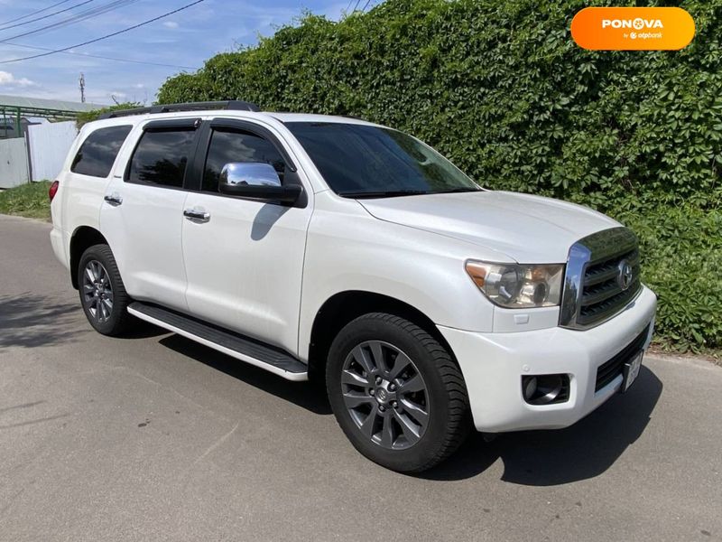 Toyota Sequoia, 2008, Газ пропан-бутан / Бензин, 5.7 л., 360 тис. км, Позашляховик / Кросовер, Білий, Київ Cars-Pr-61845 фото