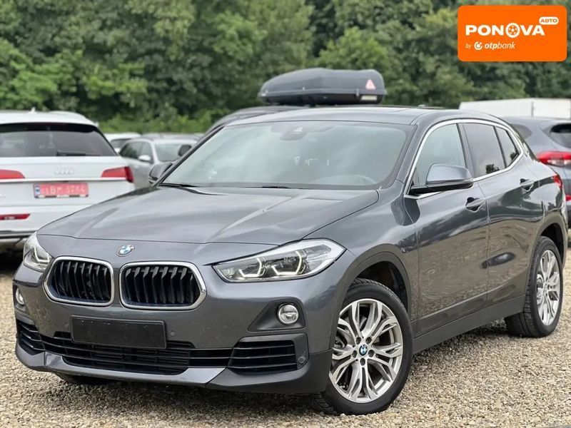 BMW X2, 2020 р., Бензин, 52 тис. км, Позашляховик / Кросовер, Сірий, Стрий AT-10401086 фото