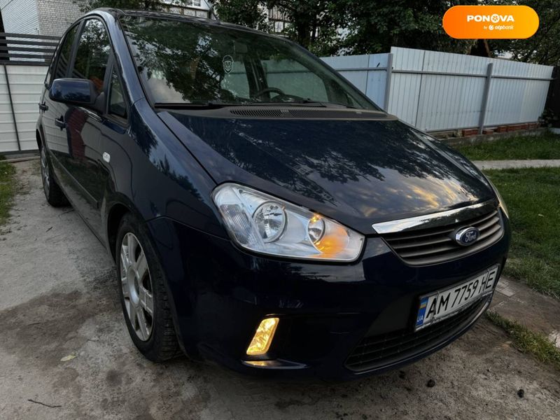 Ford Focus C-Max, 2008, Бензин, 1.8 л., 220 тис. км, Мікровен, Синій, Бердичів Cars-Pr-57811 фото