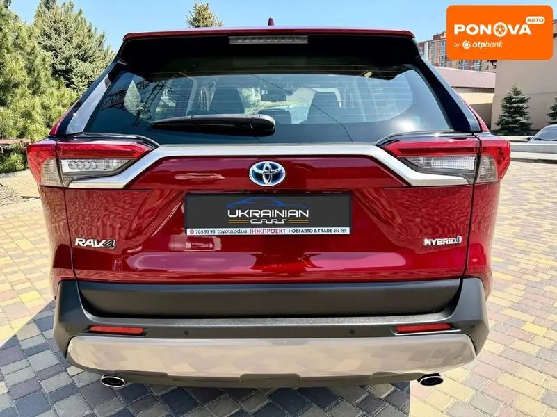 Toyota RAV4, 2020 г., Гібрид (MHEV), 56 тыс. км, Внедорожник / Кроссовер, Красный, Днепр (Днепропетровск) AT-10418077 фото
