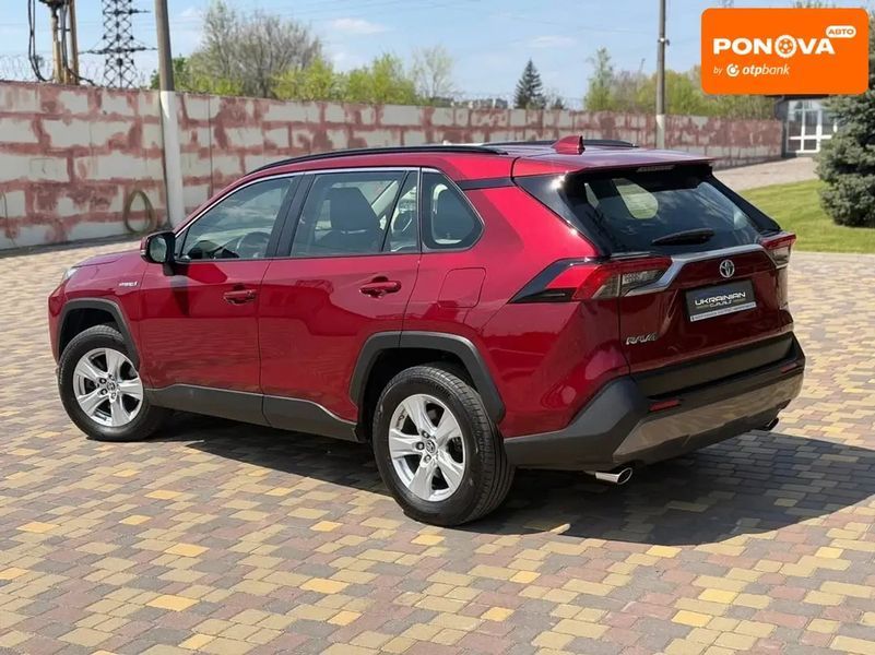 Toyota RAV4, 2020 г., Гібрид (MHEV), 56 тыс. км, Внедорожник / Кроссовер, Красный, Днепр (Днепропетровск) AT-10418077 фото
