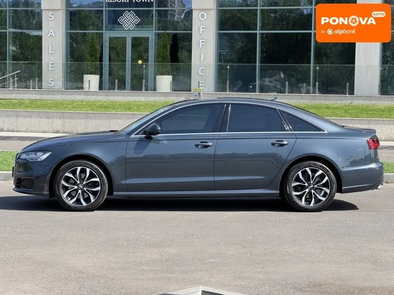 Audi A6, 2016 р., Дизель, 157 тис. км, Седан, Сірий, Дніпро (Дніпропетровськ) AT-10410947 фото
