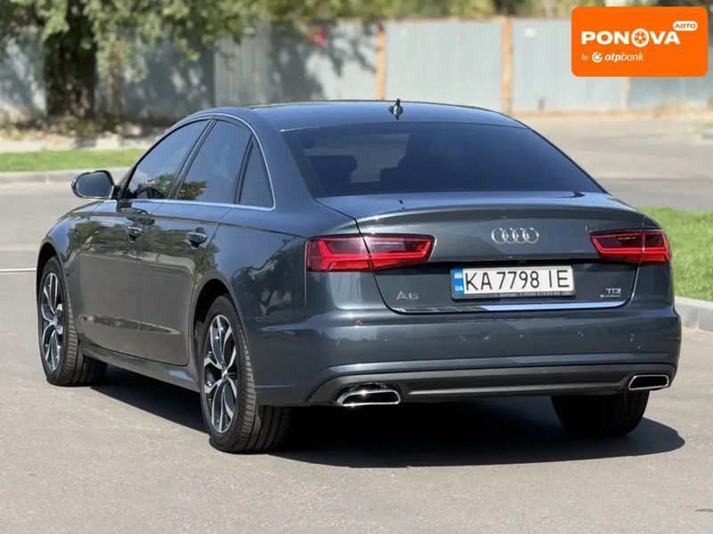 Audi A6, 2016 р., Дизель, 157 тис. км, Седан, Сірий, Дніпро (Дніпропетровськ) AT-10410947 фото