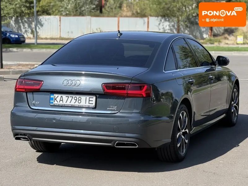 Audi A6, 2016 р., Дизель, 157 тис. км, Седан, Сірий, Дніпро (Дніпропетровськ) AT-10410947 фото