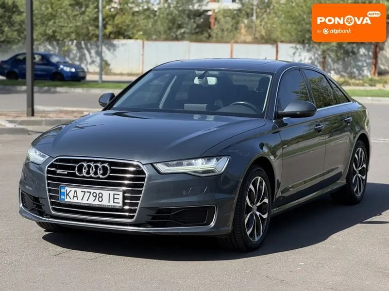 Audi A6, 2016 р., Дизель, 157 тис. км, Седан, Сірий, Дніпро (Дніпропетровськ) AT-10410947 фото