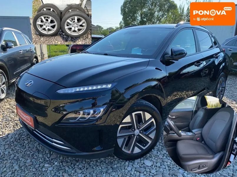 Hyundai Kona, 2022 г., Електро, 128 тыс. км, Внедорожник / Кроссовер, Чорный, Сопошин AT-10399960 фото