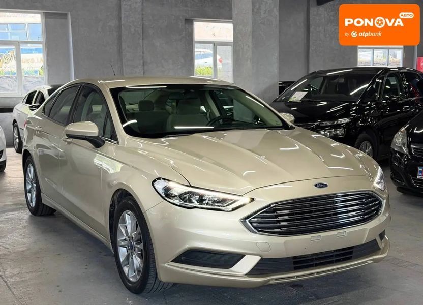Ford Fusion, 2017 р., Бензин, 147 тис. км, Седан, Бежевий, Кам'янське (Дніпродзержинськ) AT-10423816 фото
