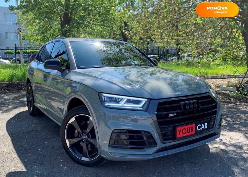 Audi SQ5, 2018, Бензин, 3 л., 94 тис. км, Позашляховик / Кросовер, Сірий, Київ 103104 фото