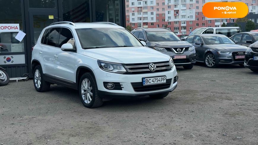 Volkswagen Tiguan, 2014, Дизель, 1.97 л., 104 тис. км, Позашляховик / Кросовер, Білий, Львів 110439 фото