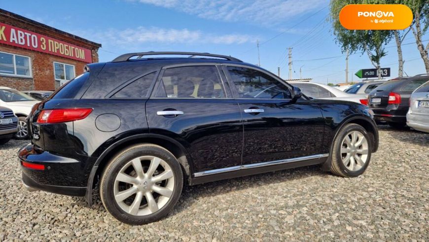 Infiniti FX 35, 2007, Газ пропан-бутан / Бензин, 3.5 л., 200 тис. км, Позашляховик / Кросовер, Чорний, Сміла 47865 фото