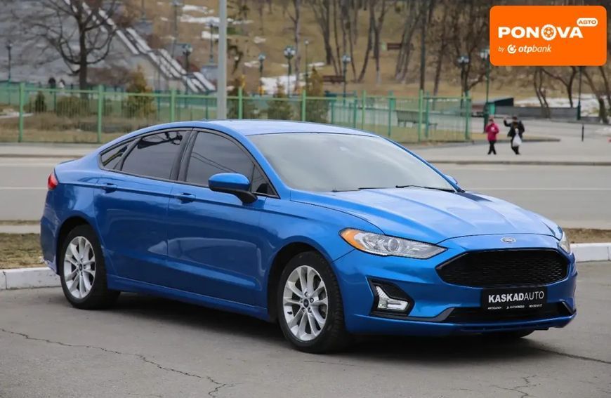 Ford Fusion, 2019 р., Гібрид (HEV), 135 тис. км, Седан, Синій, Харків AT-10411550 фото