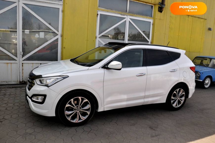 Hyundai Santa FE, 2012, Дизель, 2.2 л., 240 тис. км, Позашляховик / Кросовер, Білий, Львів 34459 фото