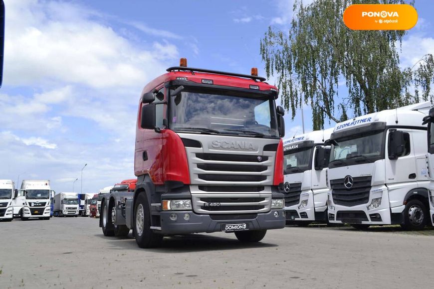 Scania R 450, 2014, Дизель, 12.7 л., 810 тыс. км, Тягач, Красный, Хуст 45257 фото