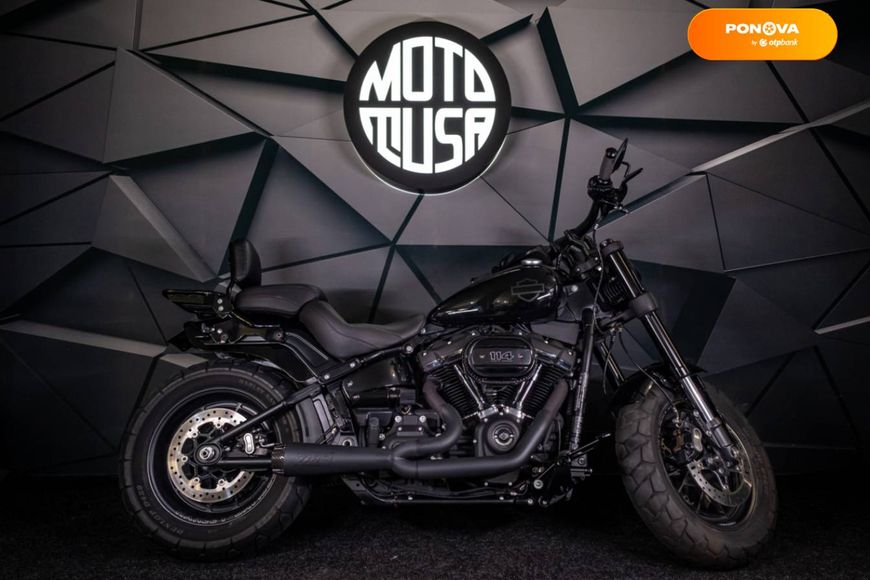 Harley-Davidson Fat Bob, 2018, Бензин, 13 тис. км, Мотоцикл Круізер, Чорний, Київ moto-52045 фото