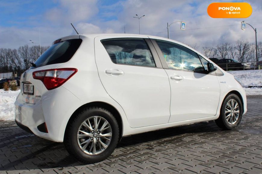 Toyota Yaris, 2019, Гібрид (HEV), 1.5 л., 117 тис. км, Хетчбек, Білий, Вінниця 17465 фото