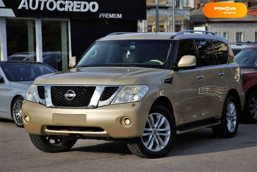 Nissan Patrol, 2011, Газ пропан-бутан / Бензин, 5.6 л., 122 тыс. км, Внедорожник / Кроссовер, Бежевый, Харьков 12952 фото