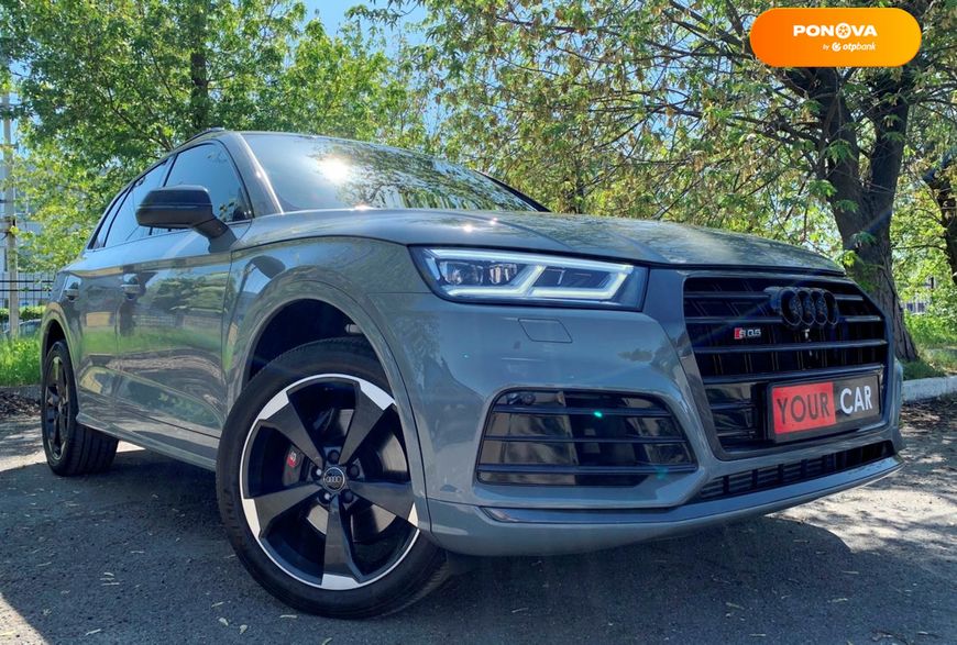 Audi SQ5, 2018, Бензин, 3 л., 94 тис. км, Позашляховик / Кросовер, Сірий, Київ 103104 фото