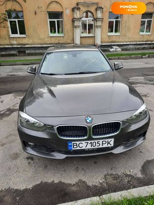 BMW 3 Series, 2014, Бензин, 2 л., 163 тыс. км, Седан, Серый, Львов Cars-Pr-68574 фото