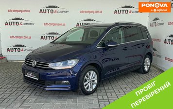 Volkswagen Touran, 2018, Дизель, 1.6 л., 196 тис. км, Мікровен, Синій, Львів 280482 фото