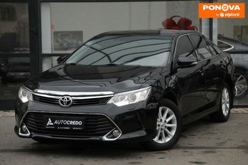 Toyota Camry, 2016, Бензин, 2.49 л., 141 тис. км, Седан, Чорний, Харків 279864 фото