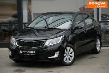 Kia Rio, 2012, Бензин, 1.6 л., 148 тис. км, Седан, Чорний, Харків 278884 фото