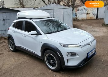 Hyundai Kona, 2020, Електро, 98 тис. км, Позашляховик / Кросовер, Білий, Одеса Cars-Pr-244833 фото