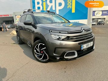 Citroen C5 Aircross, 2020, Дизель, 2 л., 64 тис. км, Позашляховик / Кросовер, Сірий, Полтава Cars-Pr-220920 фото