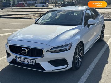 Volvo S60, 2019, Бензин, 1.97 л., 47 тис. км, Седан, Білий, Київ Cars-Pr-59113 фото