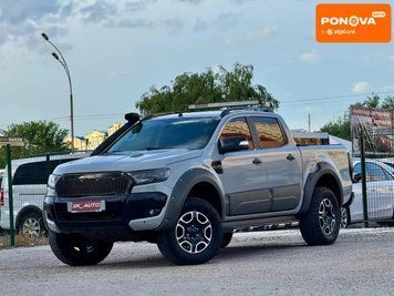 Ford Ranger, 2017 р., Дизель, 233 тис. км, Пікап, Сірий, Київ AT-10418298 фото