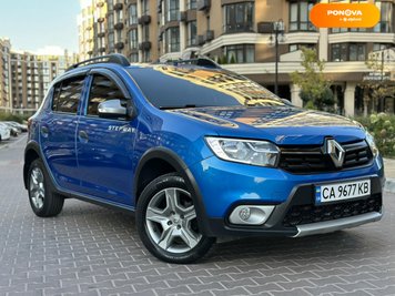 Renault Sandero StepWay, 2017, Дизель, 1.5 л., 106 тис. км, Хетчбек, Синій, Умань Cars-Pr-219117 фото