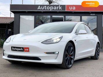 Tesla Model 3, 2020, Електро, 48 тис. км, Седан, Білий, Вінниця 107007 фото