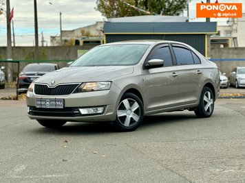 Skoda Rapid, 2013, Газ пропан-бутан / Бензин, 1.6 л., 134 тис. км, Ліфтбек, Бежевий, Київ 258560 фото