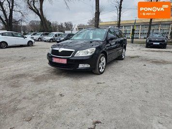 Skoda Octavia, 2009 р., Бензин, 246 тис. км, Універсал, Чорний, Кам'янське (Дніпродзержинськ) AT-10412972 фото