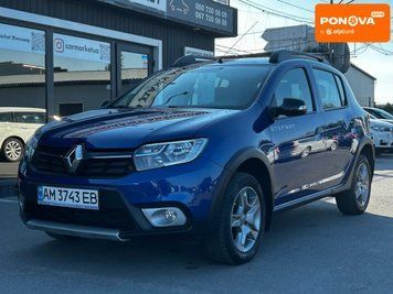Renault Sandero StepWay, 2020 г., Бензин, 88 тыс. км, Хетчбек, Синий, Житомир AT-10417554 фото