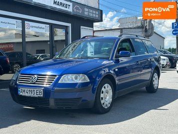 Volkswagen Passat, 2003 г., Бензин, 280 тыс. км, Универсал, Синий, Житомир AT-10419570 фото