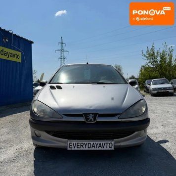 Peugeot 206, 2001 р., Газ пропан-бутан / Бензин, 123 тис. км, Хетчбек, Сірий, Дніпро (Дніпропетровськ) AT-10417279 фото