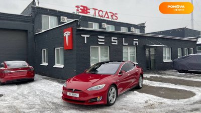 Tesla Model S, 2015, Електро, 170 тис. км, Ліфтбек, Червоний, Київ 16753 фото