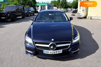 Mercedes-Benz CLS-Class, 2012, Бензин, 4.67 л., 175 тис. км, Седан, Синій, Львів 42674 фото
