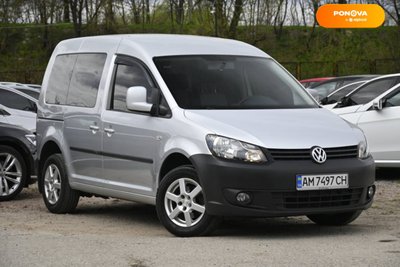 Volkswagen Caddy, 2012, Дизель, 1.6 л., 217 тис. км, Мінівен, Сірий, Бердичів 34247 фото