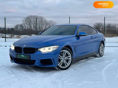 BMW 4 Series, 2014, Бензин, 2 л., 160 тыс. км, Купе, Синий, Киев 13796 фото