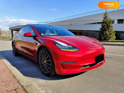 Tesla Model 3, 2018, Електро, 78 тыс. км, Седан, Красный, Киев 45638 фото