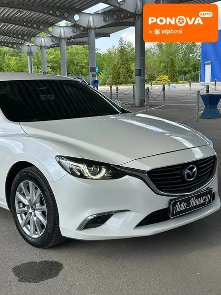Mazda 6, 2017 г., Бензин, 77 тыс. км, Седан, Белый, Запорожье AT-10417668 фото