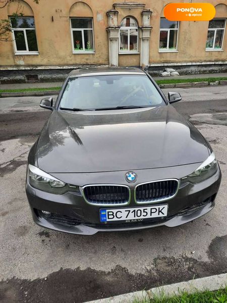 BMW 3 Series, 2014, Бензин, 2 л., 163 тис. км, Седан, Сірий, Львів Cars-Pr-68574 фото