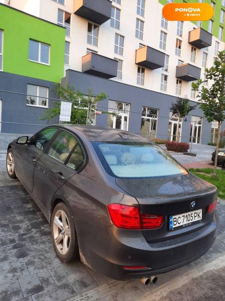 BMW 3 Series, 2014, Бензин, 2 л., 163 тис. км, Седан, Сірий, Львів Cars-Pr-68574 фото